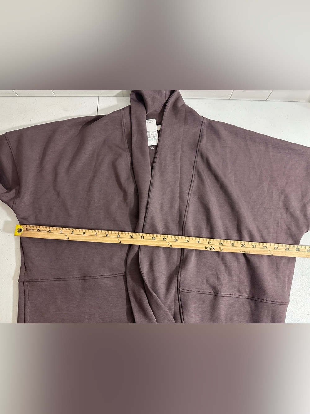 NWT Maurices Size Large Womens Open Front Cardigan Long Sleeve Brown - Picture 5 of 7